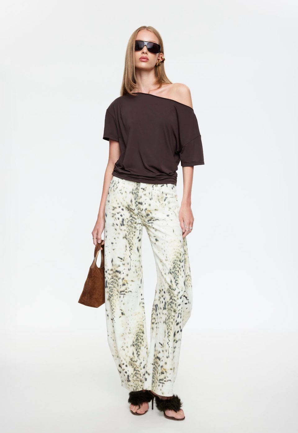 HORSESHOE JEAN - SNOW LEOPARD