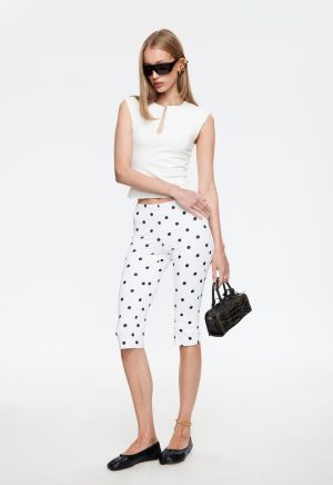 STARLET CAPRI – CREAM POLKA