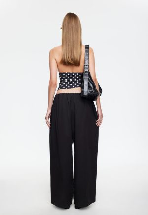 SAFARI HALTER – NOIR POLKA