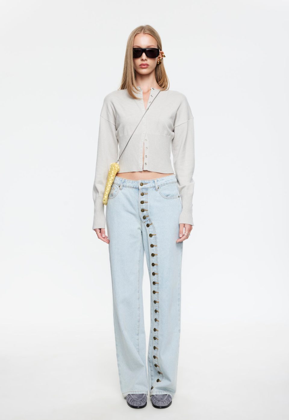 HEAD IN THE CLOUDS CARDIGAN - CLOUD