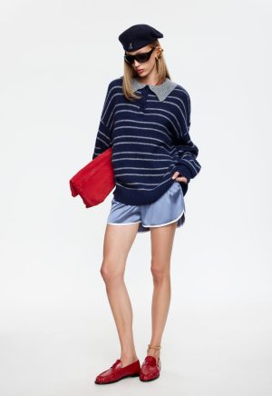 HONEY MINI SHORTS  – SLATE BLUE