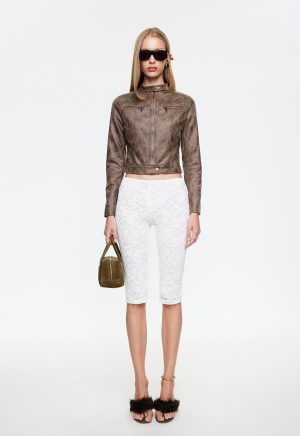 BELLA MOTO JACKET – CHOCOLATE