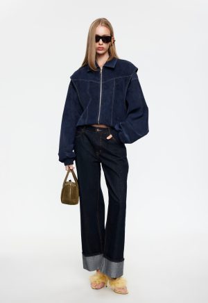 VISTA BOMBER – WASHED NAVY