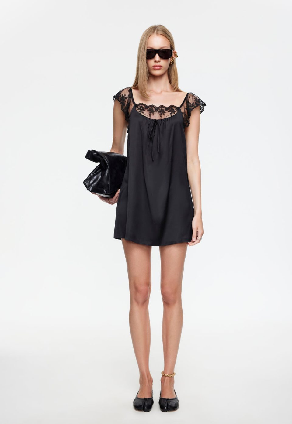 11:11 MINI DRESS - OBSIDIAN