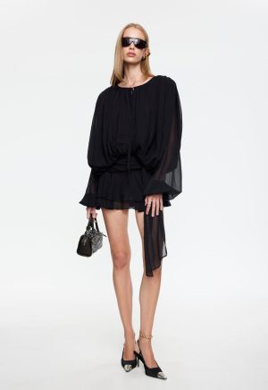 ELEMENTS MINI DRESS – NOIR