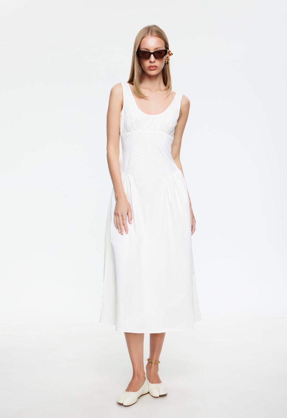 LUNA ROSA MAXI DRESS - PORCELAIN