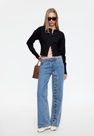 HEAD IN THE CLOUDS CARDIGAN – ONYX