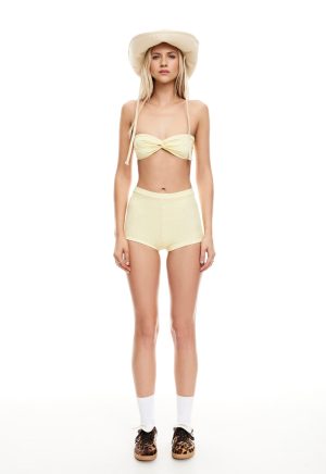 BLOOM BOOTY SHORT – LEMONTINI POLKA