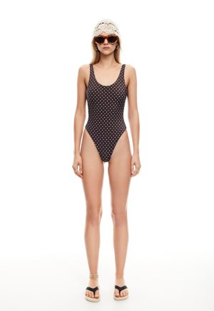 KENNY ONE PIECE – CHOCOLATE BLUE POLKA
