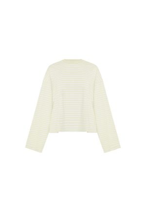 BLOOM LONG SLEEVE – LEMON STRIPE