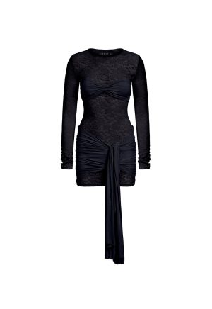 MIDNIGHT MINI DRESS – ONYX