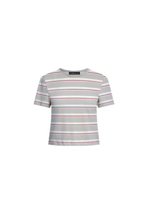 LOFT STRIPE TEE – ASH