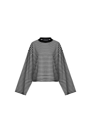 BLOOM LONG SLEEVE – ONYX STRIPE