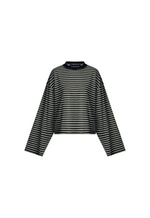 BLOOM LONG SLEEVE – FOREST STRIPE