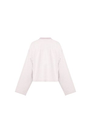 BLOOM LONG SLEEVE – BLUSH STRIPE
