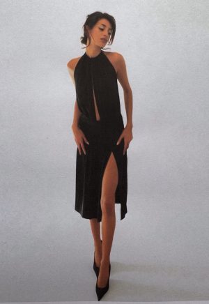 HAZE MIDI DRESS – NOIR