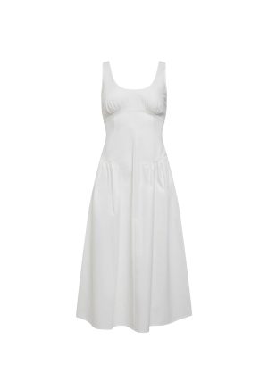 LUNA ROSA MAXI DRESS – PORCELAIN