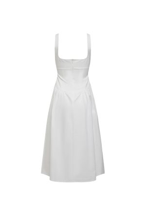 LUNA ROSA MAXI DRESS – PORCELAIN