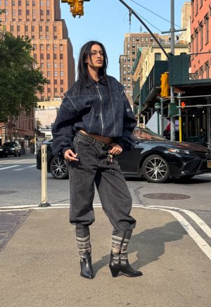 VISTA BOMBER – WASHED NAVY