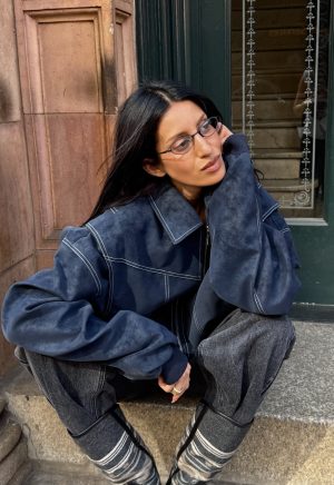 VISTA BOMBER – WASHED NAVY