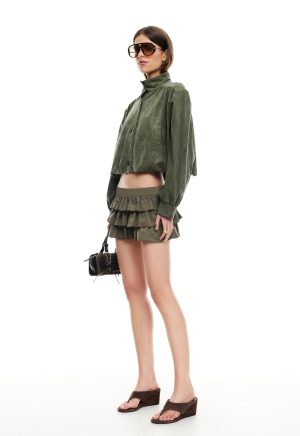 SOLSTICE MINI SKORT – SAFARI