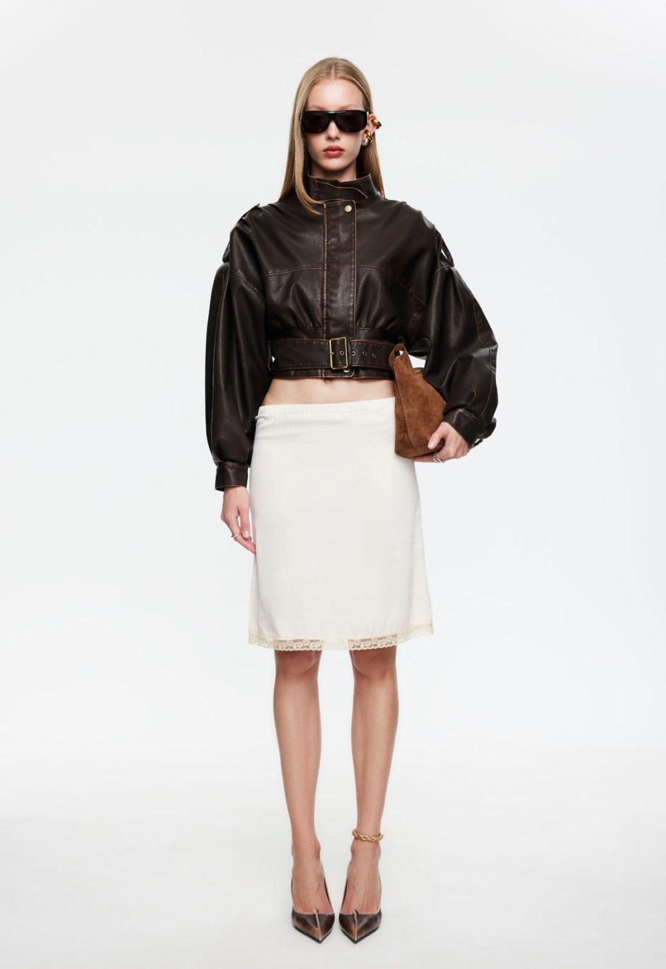 BELLA MIDI SKIRT - BUTTER