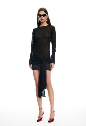 FORD MINI DRESS – OBSIDIAN