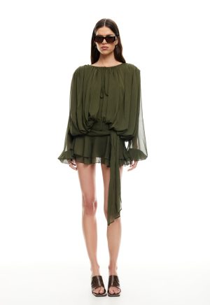 ELEMENTS MINI DRESS – SAFARI