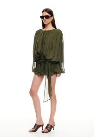 ELEMENTS MINI DRESS – SAFARI