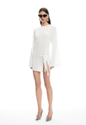 COSMIC MINI DRESS – PEARL