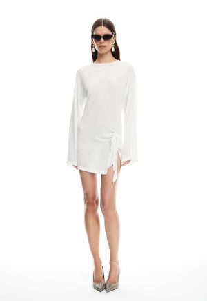 COSMIC MINI DRESS – PEARL