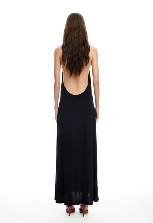 HEAVENLY MAXI DRESS – OBSIDIAN