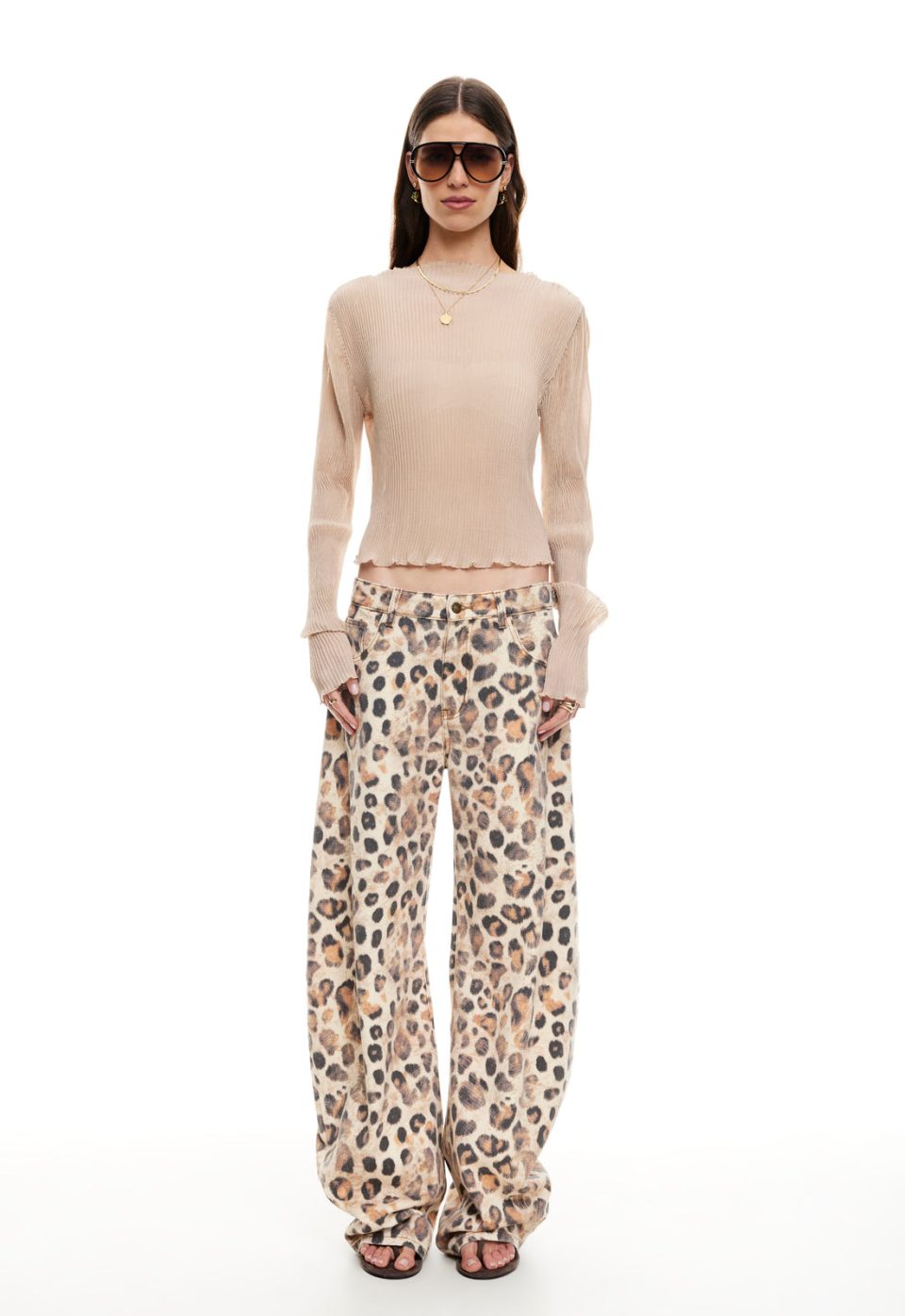 HORSESHOE JEAN - LEOPARD