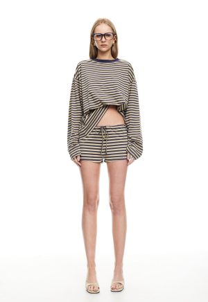 KOURT BLOOMERS – BEIGE STRIPE