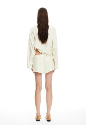 BLOOM LONG SLEEVE – LEMON STRIPE