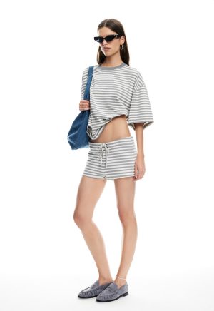 KOURT BLOOMERS – ASH STRIPE