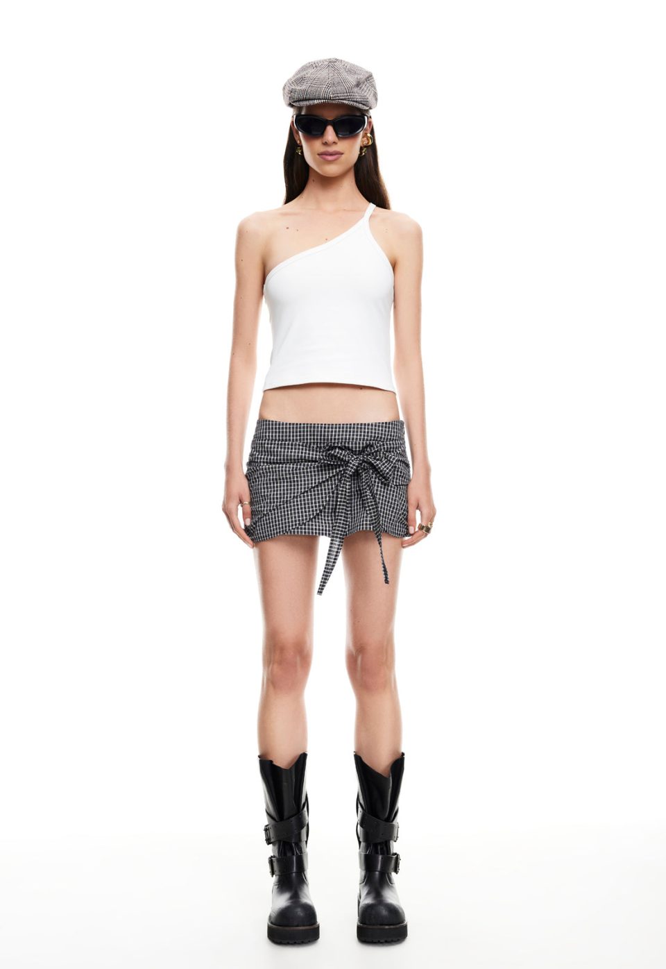 KENSINGTON MINI SKORT - NOIR CHECK