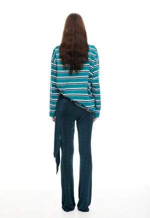 HORIZON LONG SLEEVE – FOREST STRIPE