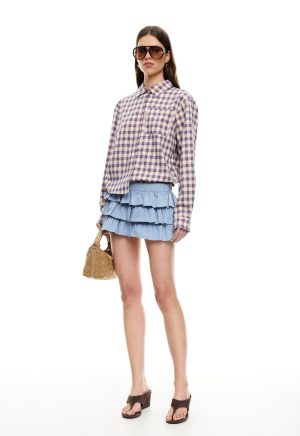 UNTAMED SHIRT – BERRY PLAID