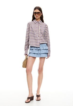 UNTAMED SHIRT – BERRY PLAID