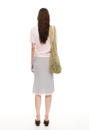 SHORELINE MIDI SKIRT – ASH