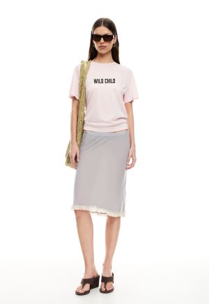 SHORELINE MIDI SKIRT – ASH