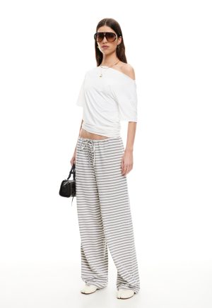 BLOOM PANT – ASH STRIPE