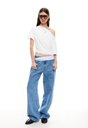 SERENITY JEAN – MID BLUE