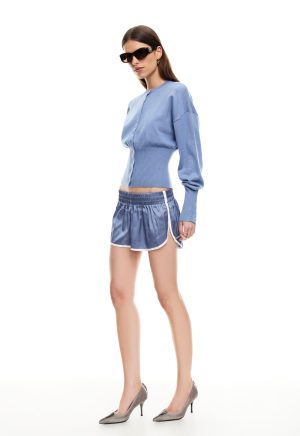 SUNDOWN CARDI – SLATE BLUE