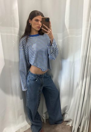 BLOOM LONG SLEEVE – MICKEY BLUE STRIPE