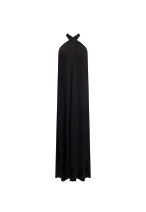 HEAVENLY MAXI DRESS – OBSIDIAN