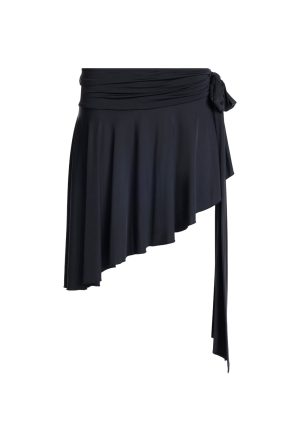 SAFARI MIDI SKIRT – NOIR