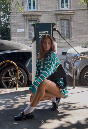 HORIZON LONG SLEEVE – FOREST STRIPE