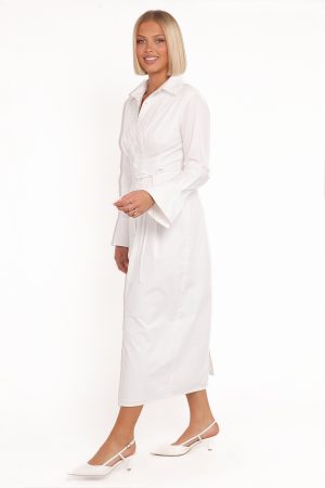 Alexander Shirt Dress – Ivory